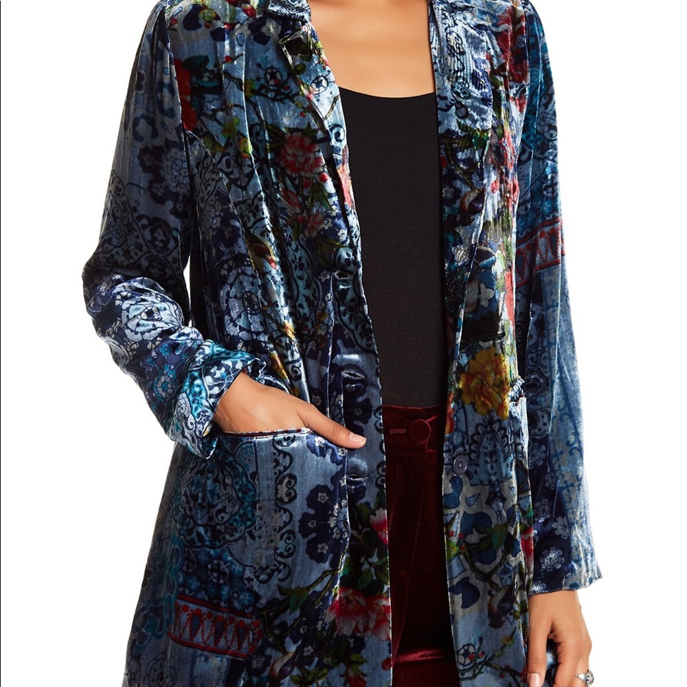 Johnny Was Velvet blazer (still available!)
